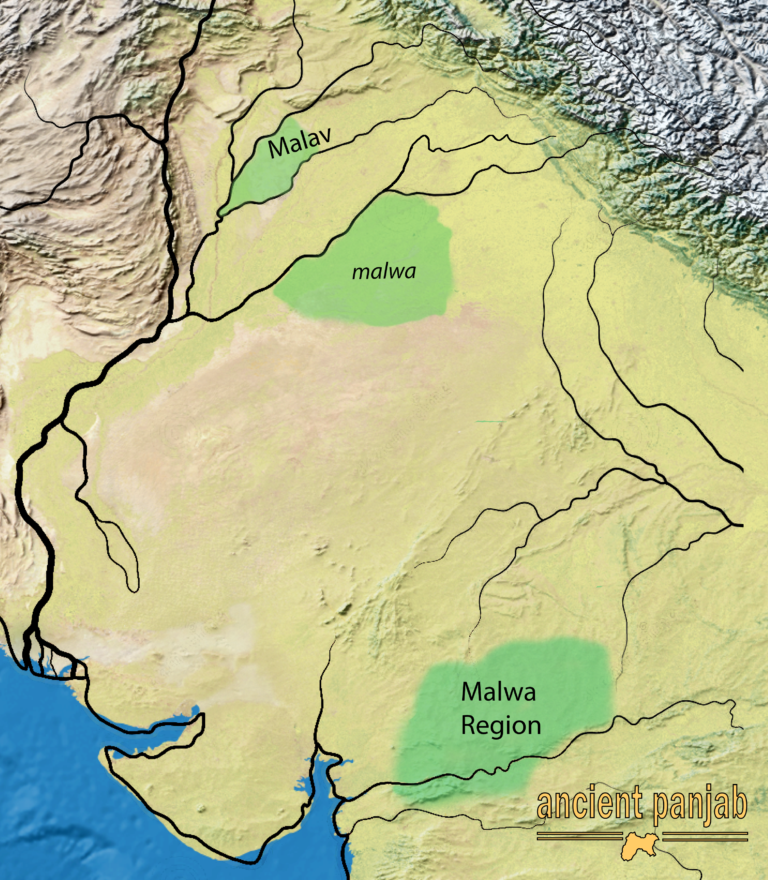 The History Of Malwa Ancient History Of Punjab Malwa On Map 768x880 